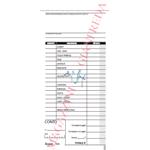 BLOCCO CONTO RISTORANTE CON DETTAGLIO VOCI 50X2 AUTORICALCANTI